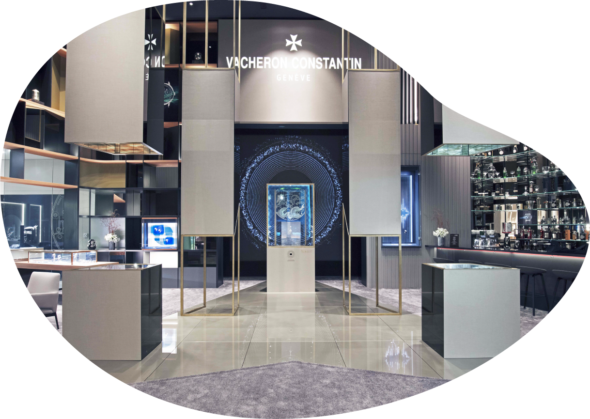 Vacheron Constantin-Watches-stand-SIHH-exhibition-watch display-watch stand-counter-window-POS material
