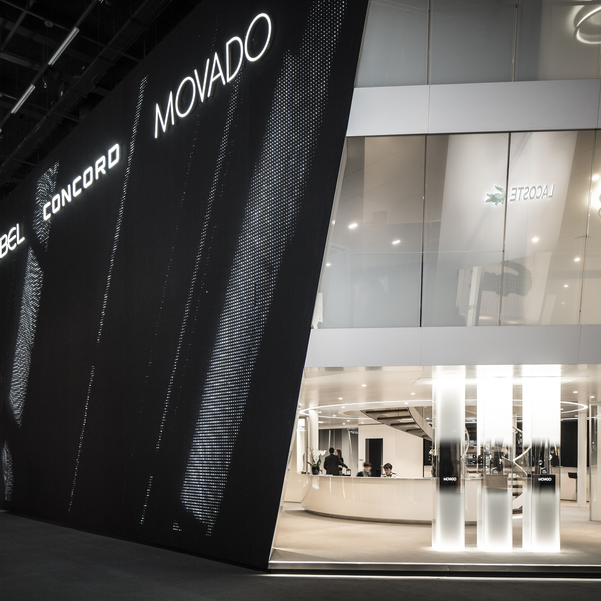 Movado-Booth-Baselworld-exhibition-watch display-watch stand-counter-window-POS material