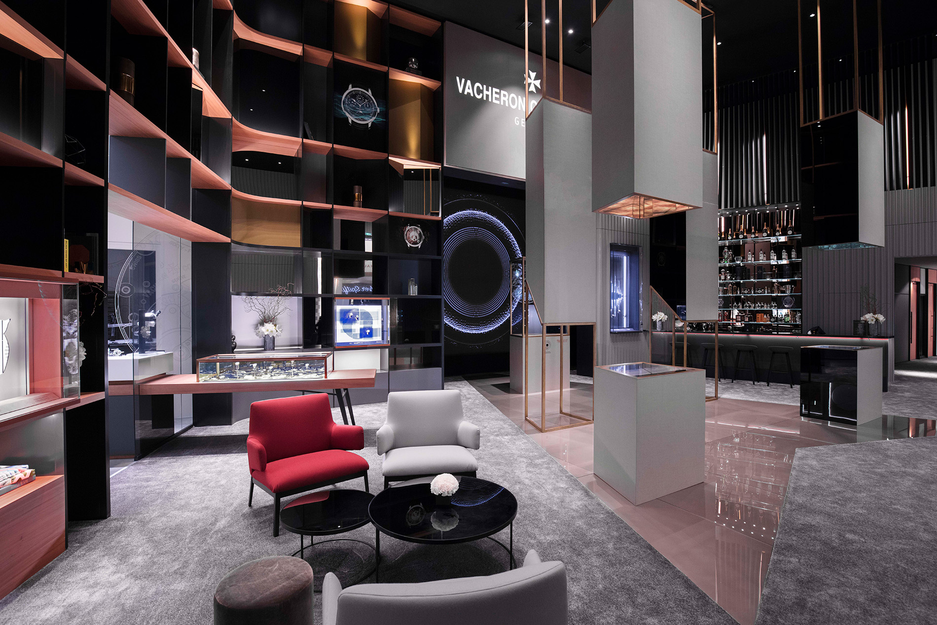 Vacheron Constantin-Watches-stand-SIHH-exhibition-watch display-watch stand-counter-window-POS material